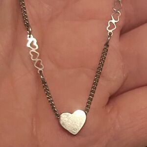 Silver Triple Heart Necklace